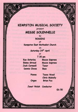 Concert - Messe Solennelle by Rossini